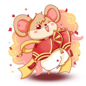 鼠年春节鼠年迎新春鼠年新年