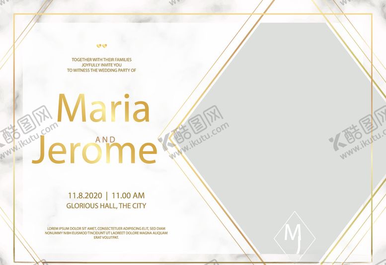 编号：65820609292259019012【酷图网】源文件下载-婚礼邀请函