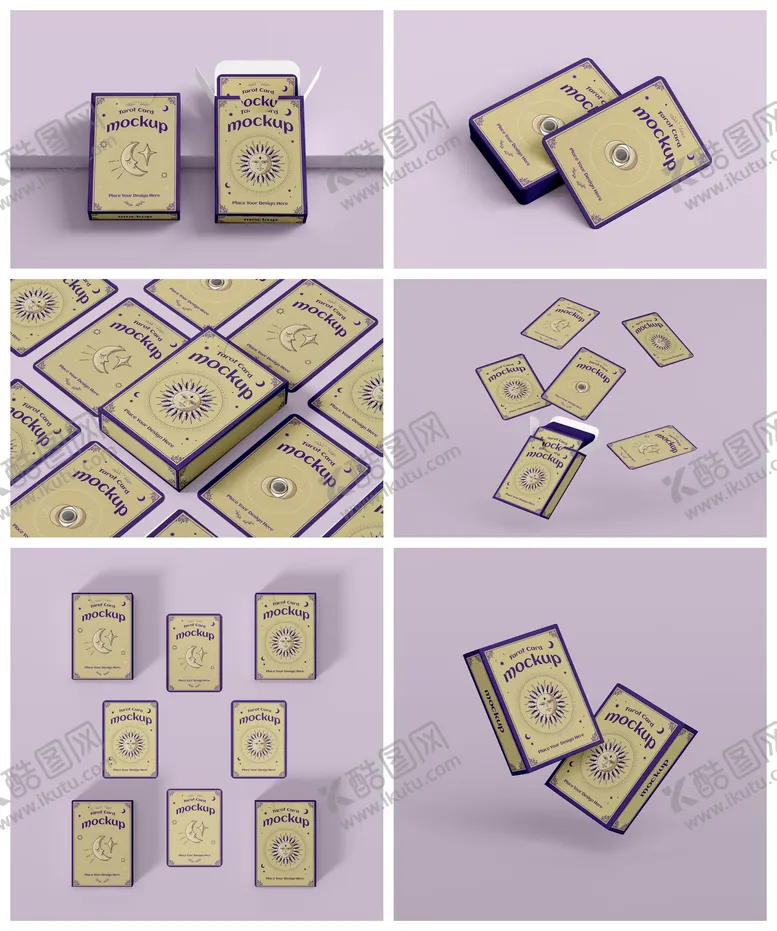 编号：59968704271754581156【酷图网】源文件下载-塔罗牌扑克牌卡片样机