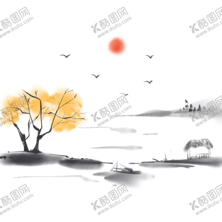 编号：58358004111151412125【酷图网】源文件下载-中国风水墨山水