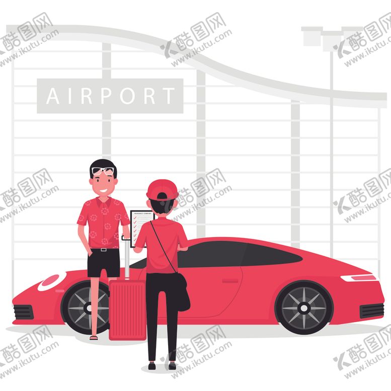 编号：51996510141719146877【酷图网】源文件下载-小车插画