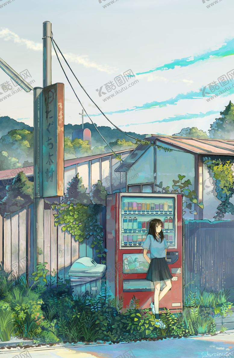 编号：34937509121843172574【酷图网】源文件下载-彩色动漫人物插画背景