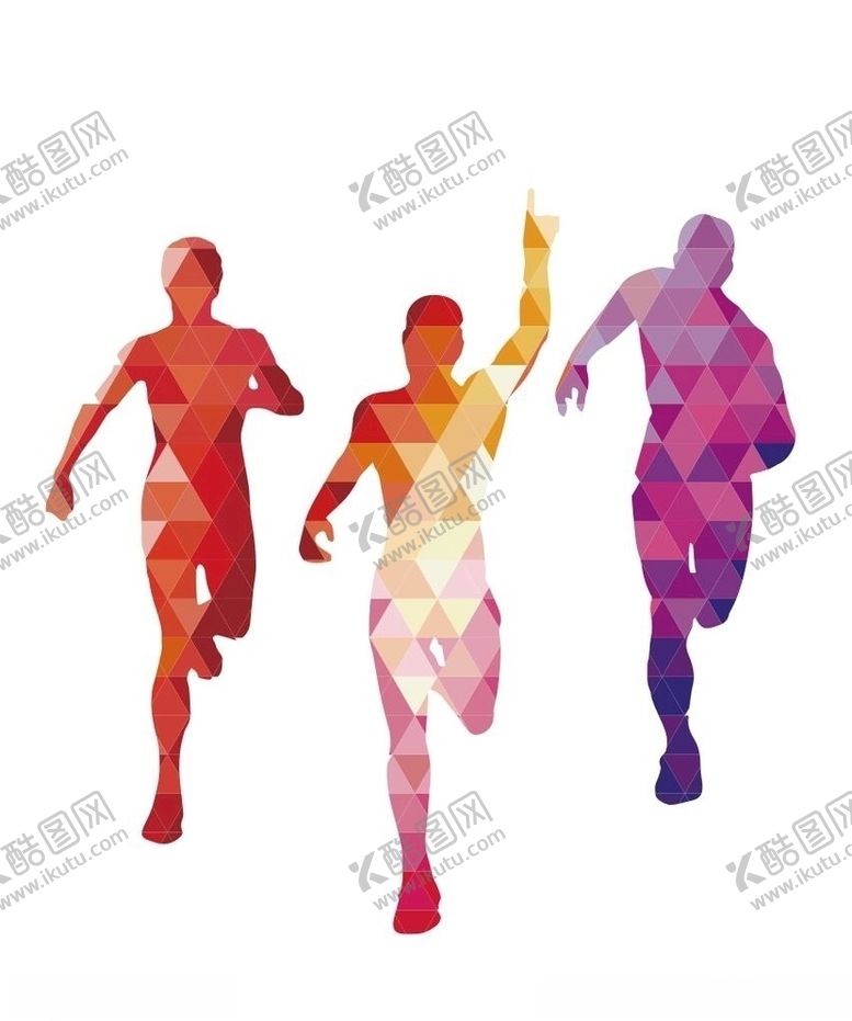 编号：55316710270040002449【酷图网】源文件下载-奔跑剪影