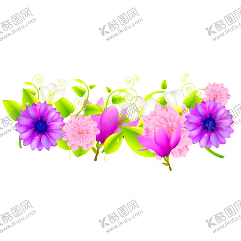 编号：57619909291321573684【酷图网】源文件下载-鲜花装饰