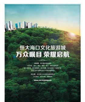 恒大海口旅游海报
