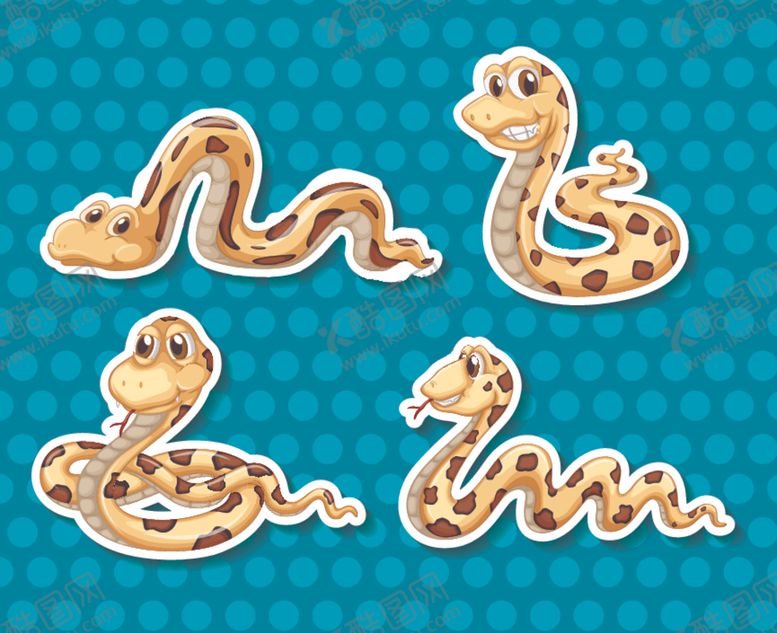 编号：71005509220406493396【酷图网】源文件下载-卡通蛇