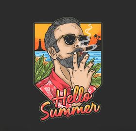 夏季卡通人物