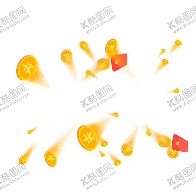 编号：45232910061938579127【酷图网】源文件下载-飞舞的金币红包