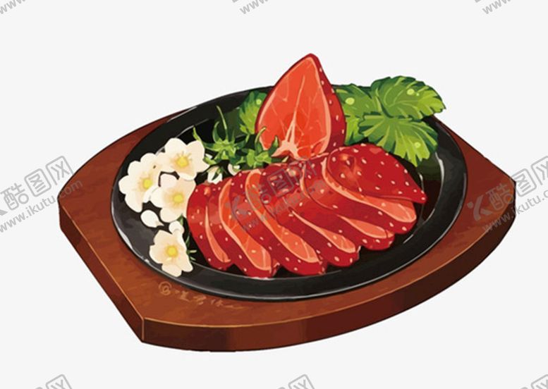 编号：86372110060122128342【酷图网】源文件下载-卡通美食牛排