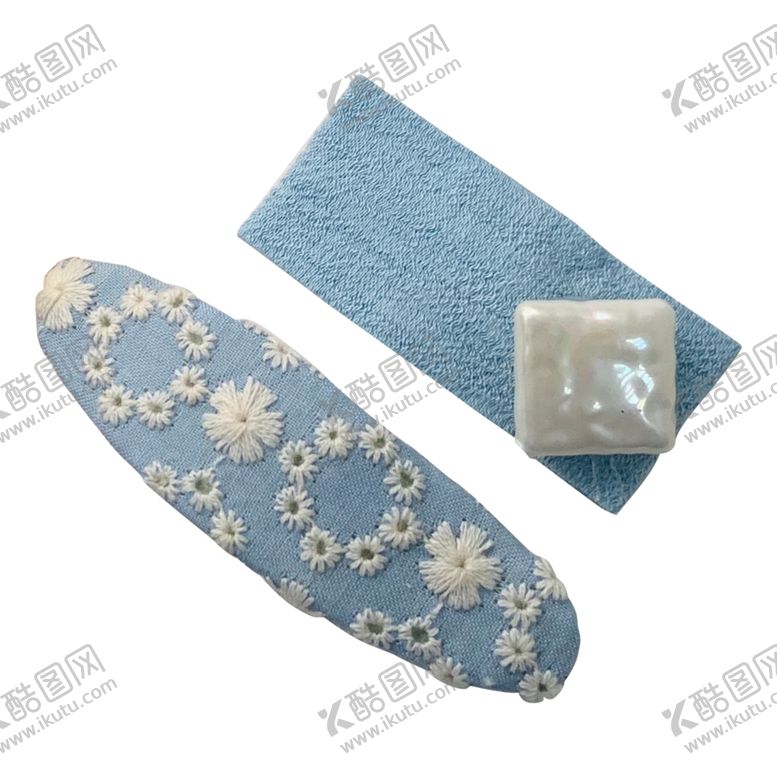 编号：79686405160401232684【酷图网】源文件下载-蓝色发夹