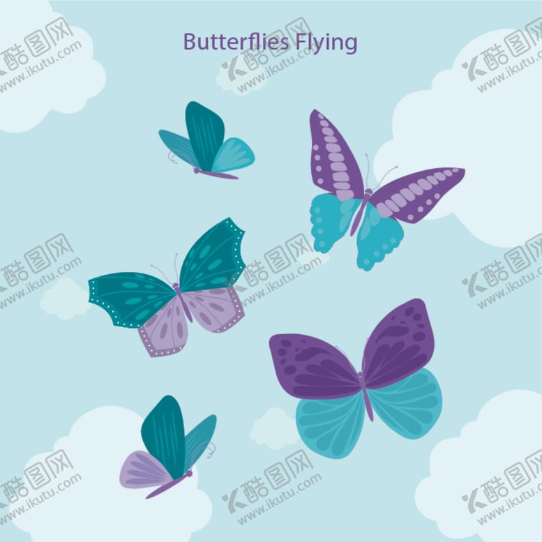 编号：35095110190345106401【酷图网】源文件下载-蝴蝶
