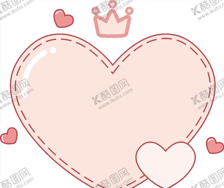 编号：16209307072036113088【酷图网】源文件下载-女人街粉色爱情边框元素