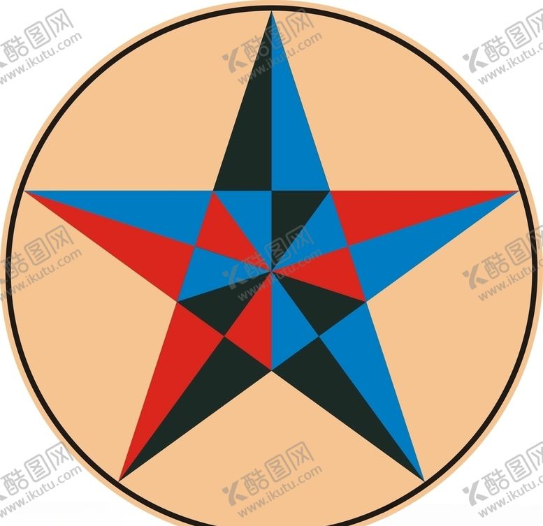 编号：60124409291402093160【酷图网】源文件下载-五角星图案