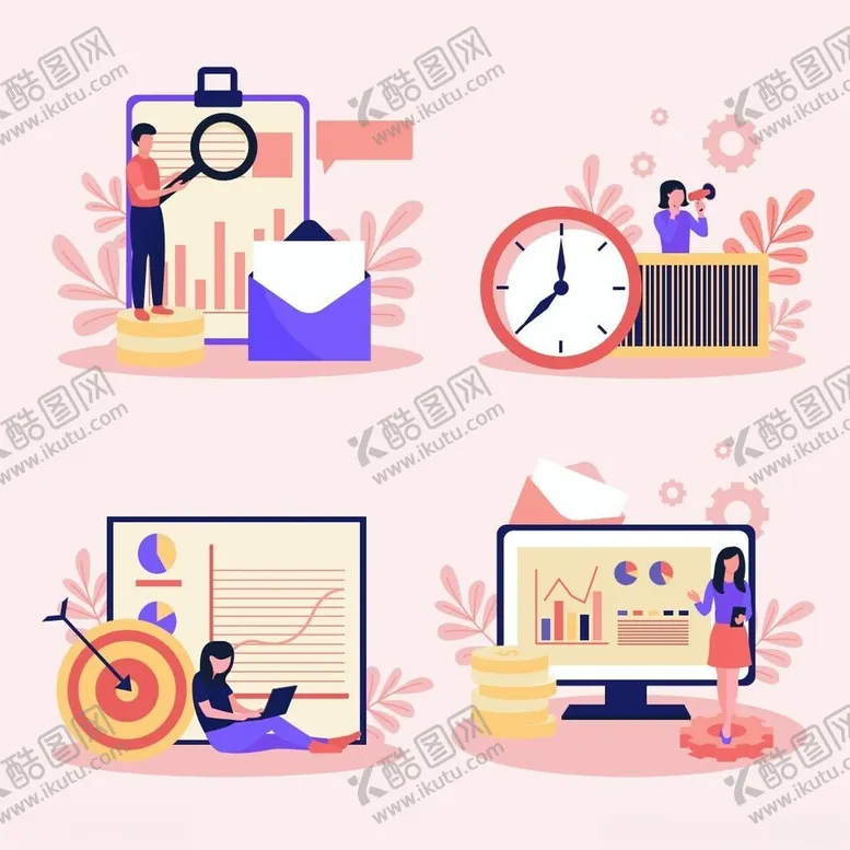 编号：70213706300444169809【酷图网】源文件下载-营销方案插画