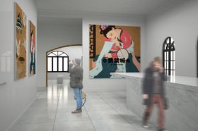 画展场景样机