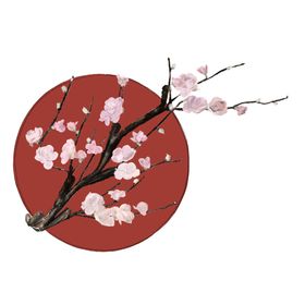 梅花素材水墨画中国腊图片