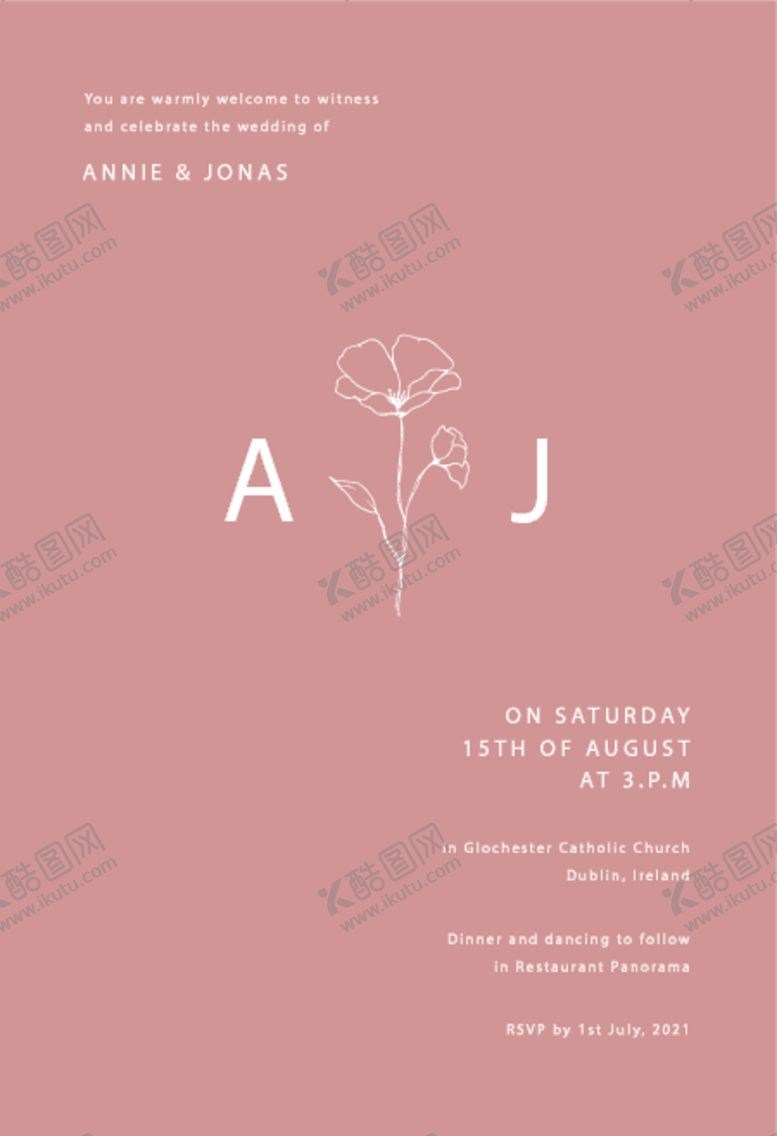 编号：32323109161213079070【酷图网】源文件下载-极简邀请函