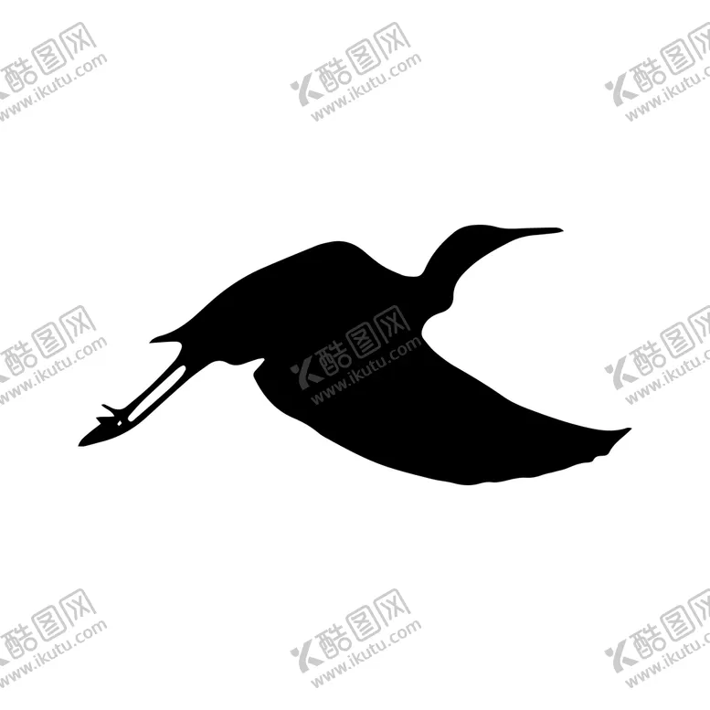 编号：18940509160237118627【酷图网】源文件下载-飞鸟矢量剪影