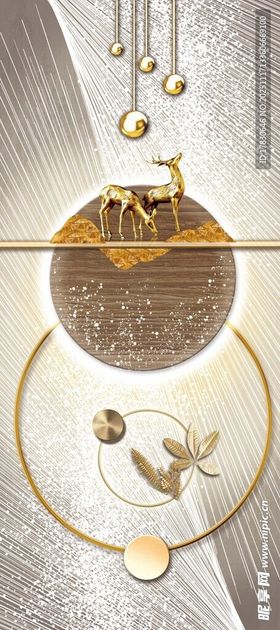 金色精致创意挂饰摆件