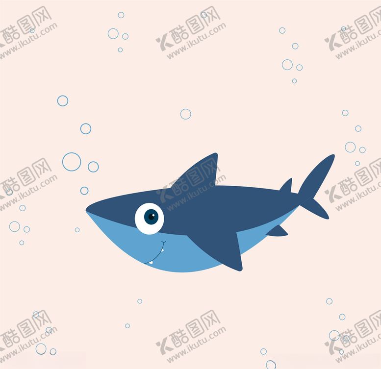 编号：69338507071115182064【酷图网】源文件下载-手绘矢量鲨鱼