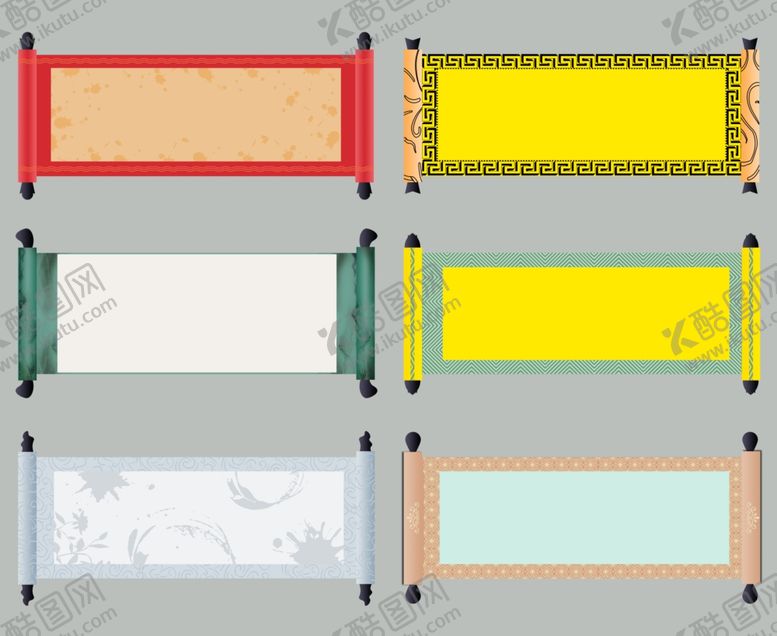编号：94076209261018592671【酷图网】源文件下载-画轴