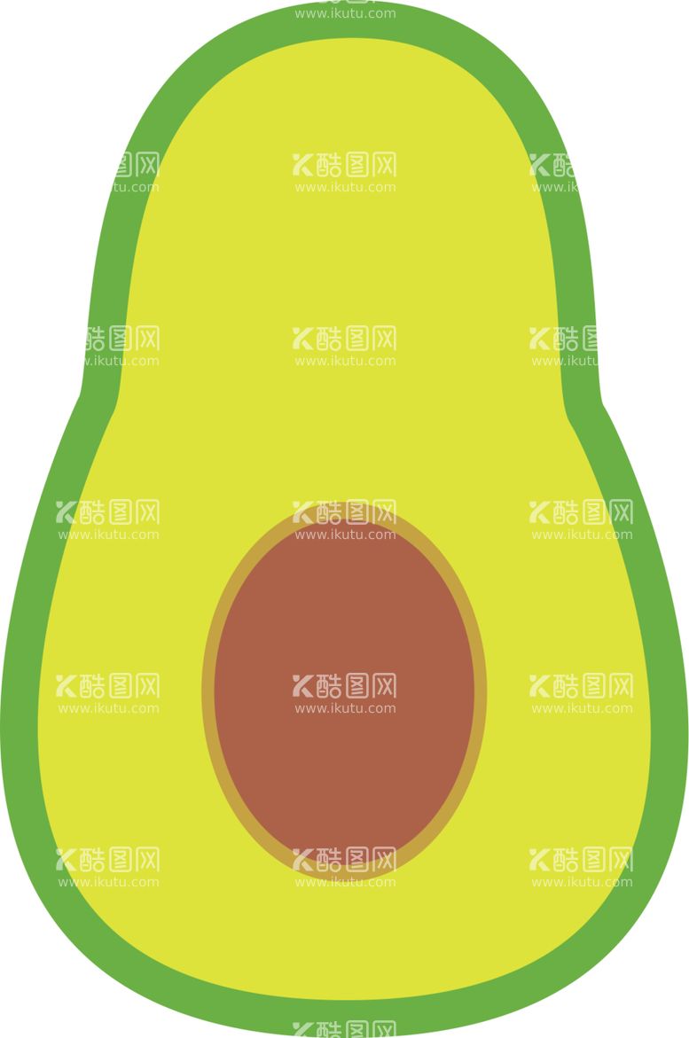 编号：74137503180746442629【酷图网】源文件下载-卡通牛油果