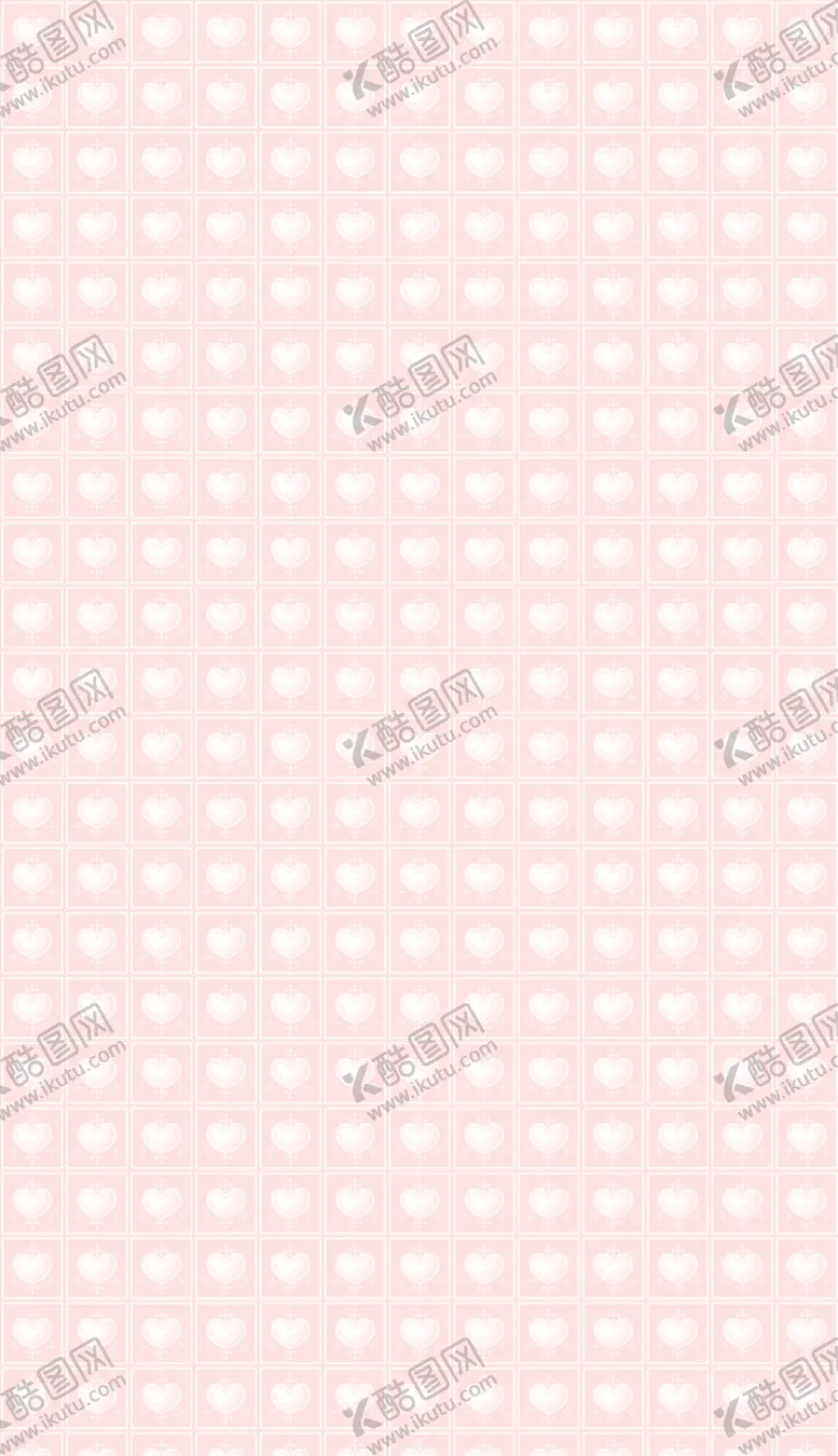 编号：78877501271509574963【酷图网】源文件下载-平铺爱心背景底纹图案心形粉色