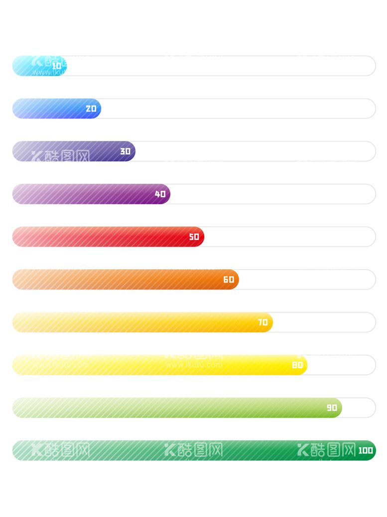 编号：28410309210938353251【酷图网】源文件下载-创意进度条矢量元素