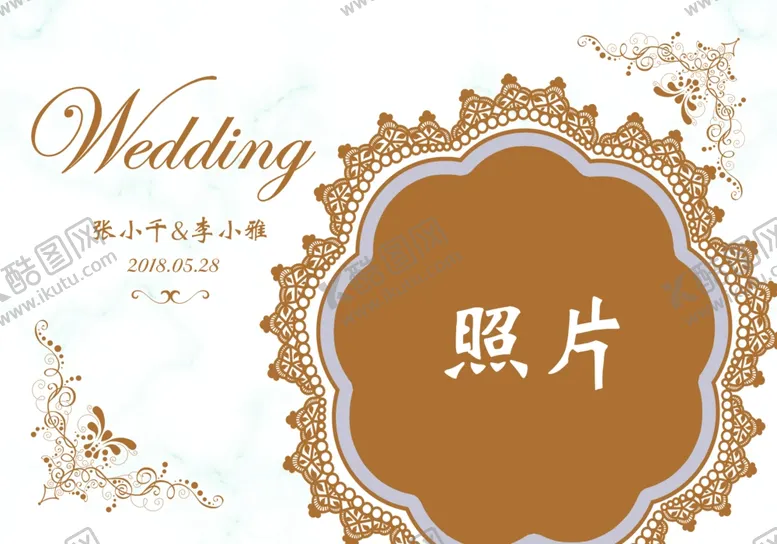 编号：21016903211843381803【酷图网】源文件下载-金色婚礼