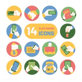 商务办公相关图标集合