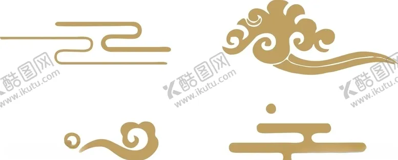 编号：29413907020846204734【酷图网】源文件下载-祥云金色祥云