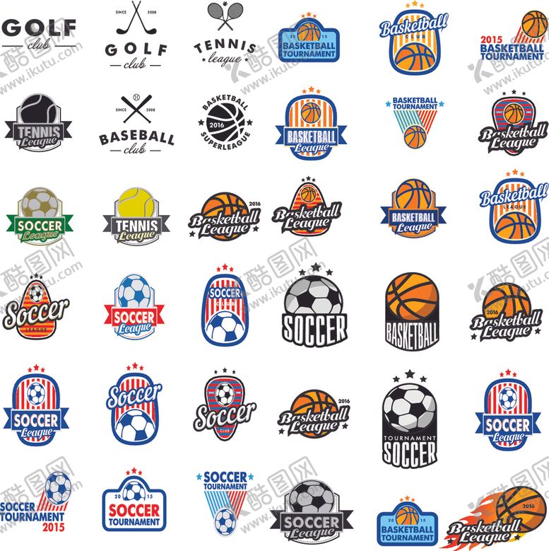 编号：35293010310430001790【酷图网】源文件下载-运动标志图案