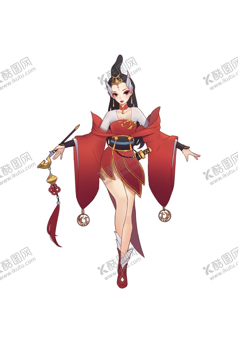 编号：93674705041528167793【酷图网】源文件下载-少女魔法师游戏插画卡通海报素材