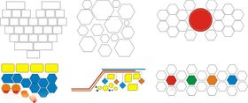 六边形造型