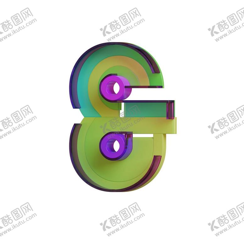 编号：13410912020648405937【酷图网】源文件下载-立体字母狮子