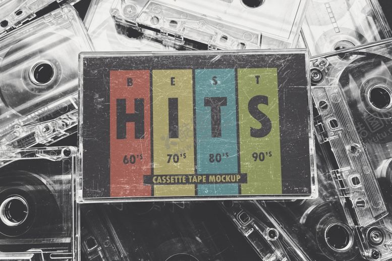 编号：20432509301727318439【酷图网】源文件下载-复古磁带效果图设计