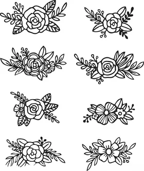 矢量花纹