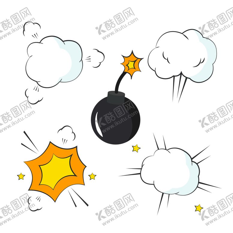 编号：31052909180739269187【酷图网】源文件下载-漫画爆炸效果 
