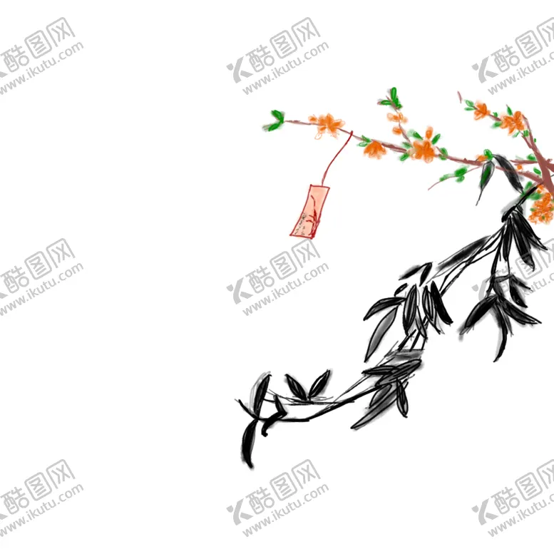 编号：18907606270850447366【酷图网】源文件下载-中国风水墨梅