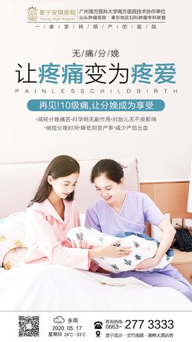 无痛分娩海报