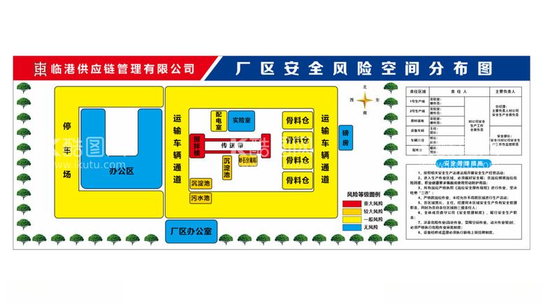 编号：91443111281827033278【酷图网】源文件下载-厂区安全风险空间分布图