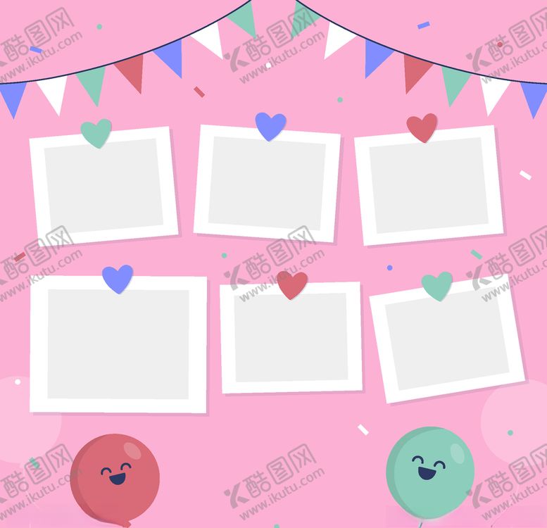 编号：66084803280147011616【酷图网】源文件下载-生日照片墙