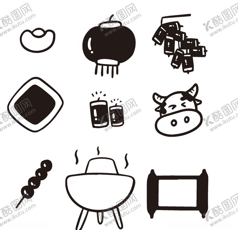 编号：15063807071227021328【酷图网】源文件下载-新年美食火锅