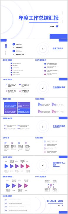 企业紫色渐变风工作总结汇报述职PPT