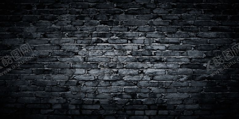 编号：76511810120819481322【酷图网】源文件下载-黑色质感砖墙复古广告海报