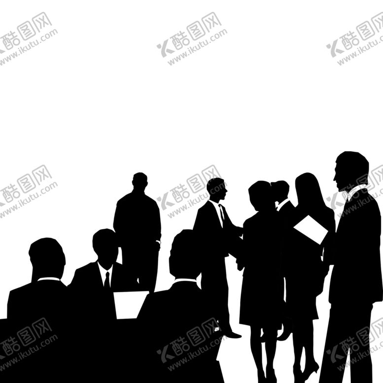 编号：81901511011925059985【酷图网】源文件下载-商务人物剪影