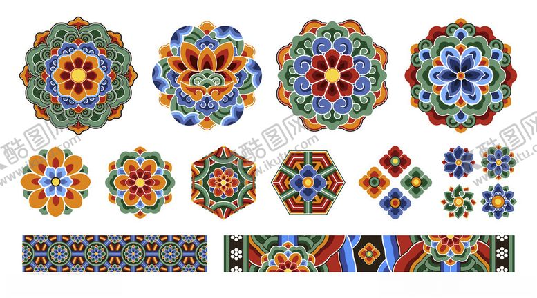 编号：13956704030811101163【酷图网】源文件下载-民族花纹何图案