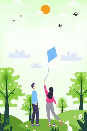 立春天海报高端地产海报
