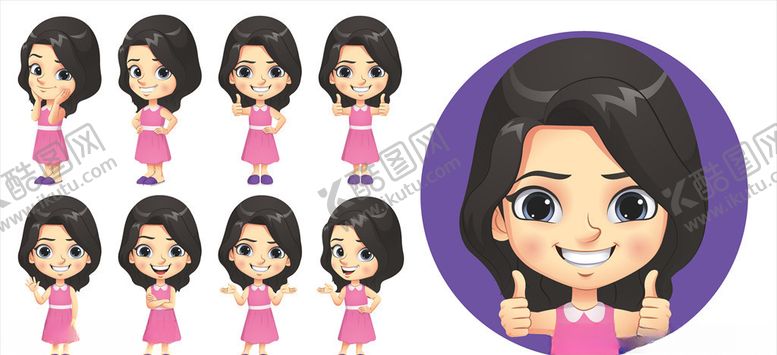 编号：18413610121310426316【酷图网】源文件下载-卡通人物