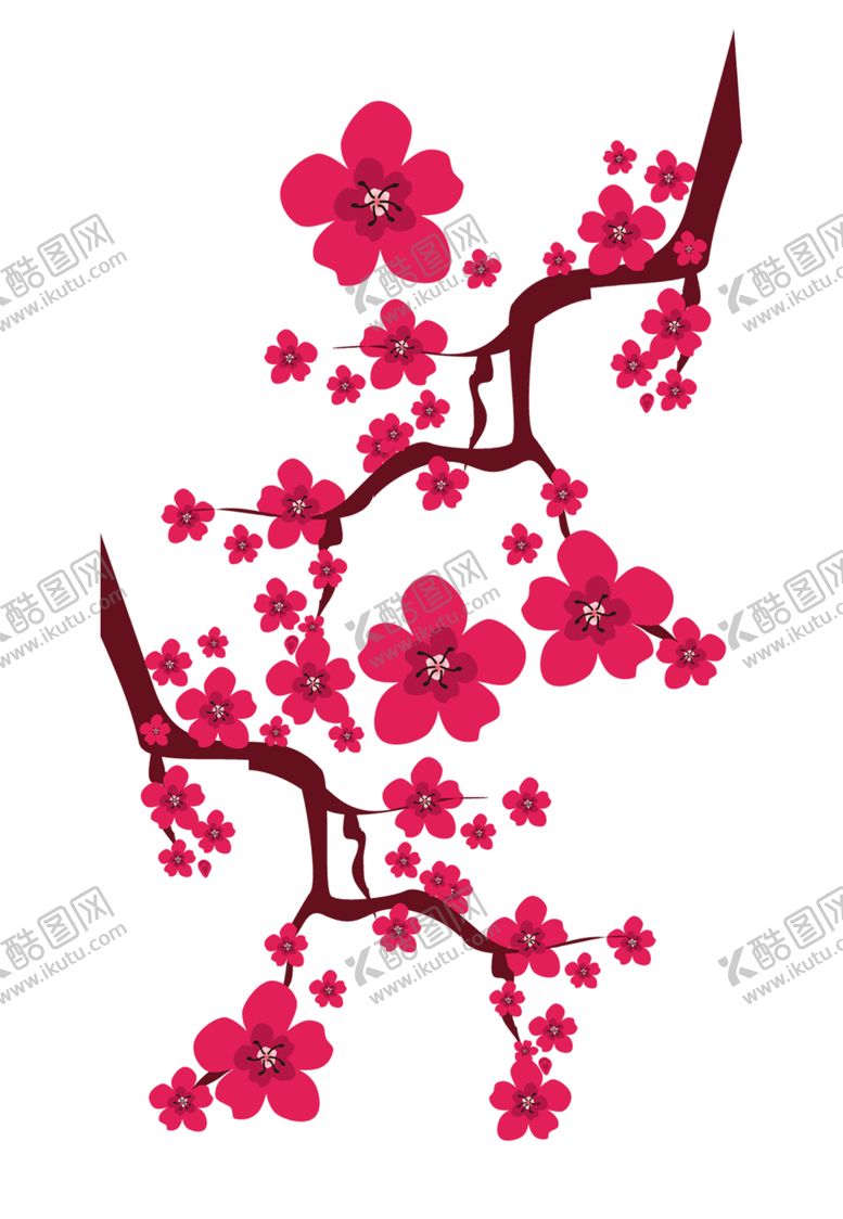 编号：49722006300710088916【酷图网】源文件下载-中国风水墨梅